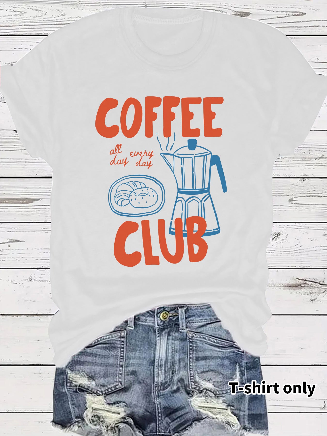 Coffee Club short sleeved women's