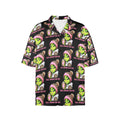 Fa/Fo Women's All Over Print Miss Grinch Shirt （Made in USA Ships to USA Only）
