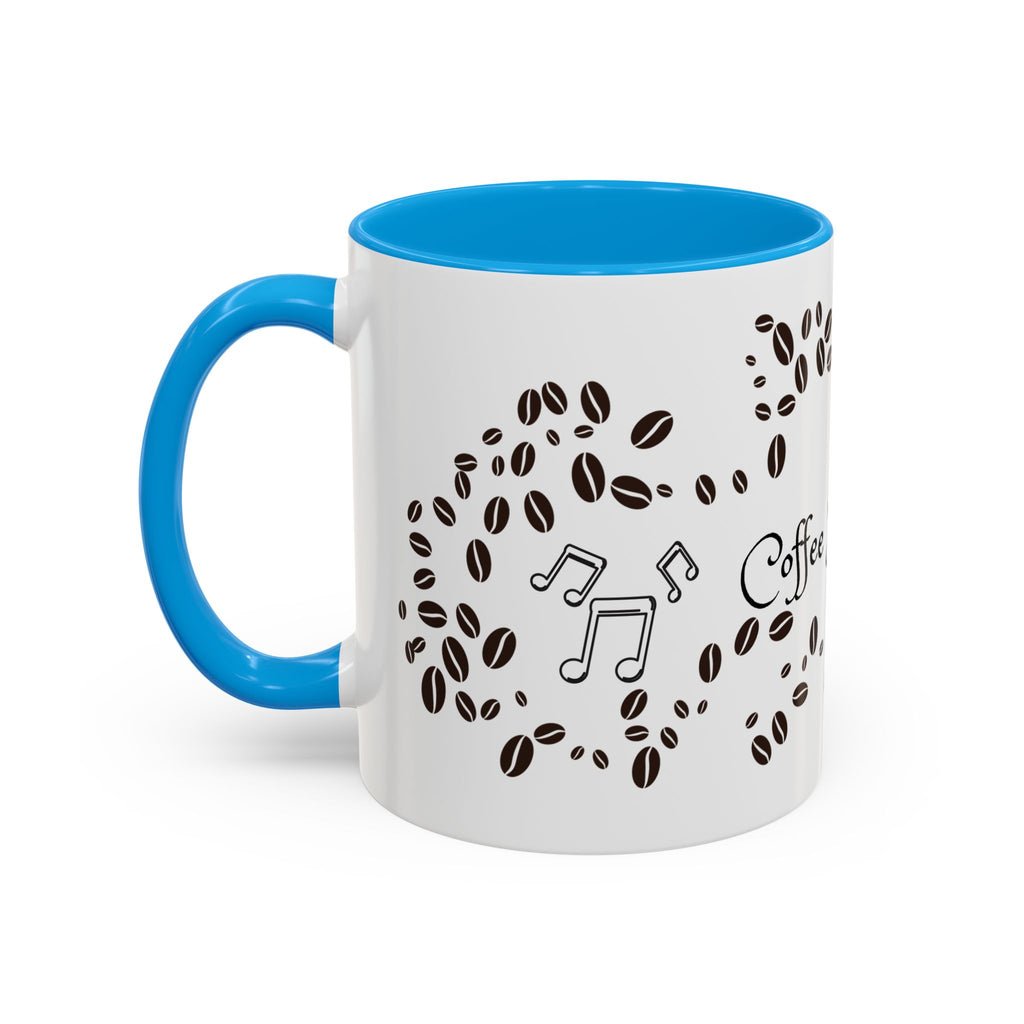 Coffee Sings to Me Mug — 11oz/15oz Ceramic Coffee Bean Music Mug