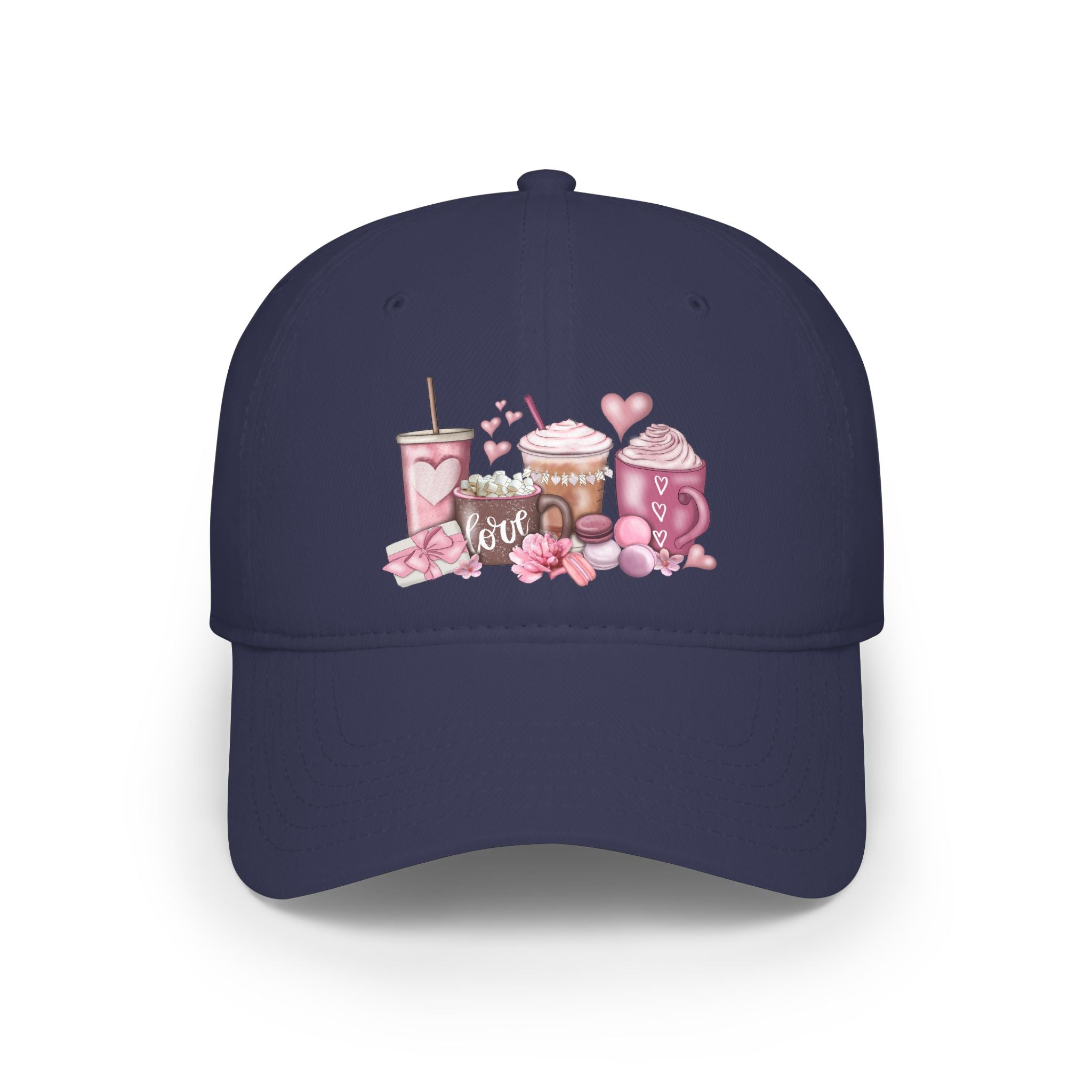 Love and Coffee Low Profile Baseball Cap