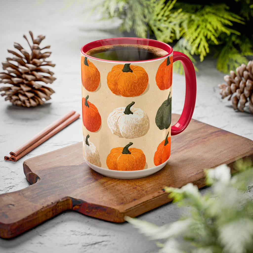 Autumn Pumpkin Mugs - Cozy Coffee Cups for Fall, Seasonal Drinkware, Thanksgiving Gifts, Home Decor, Pumpkin Spice Lovers