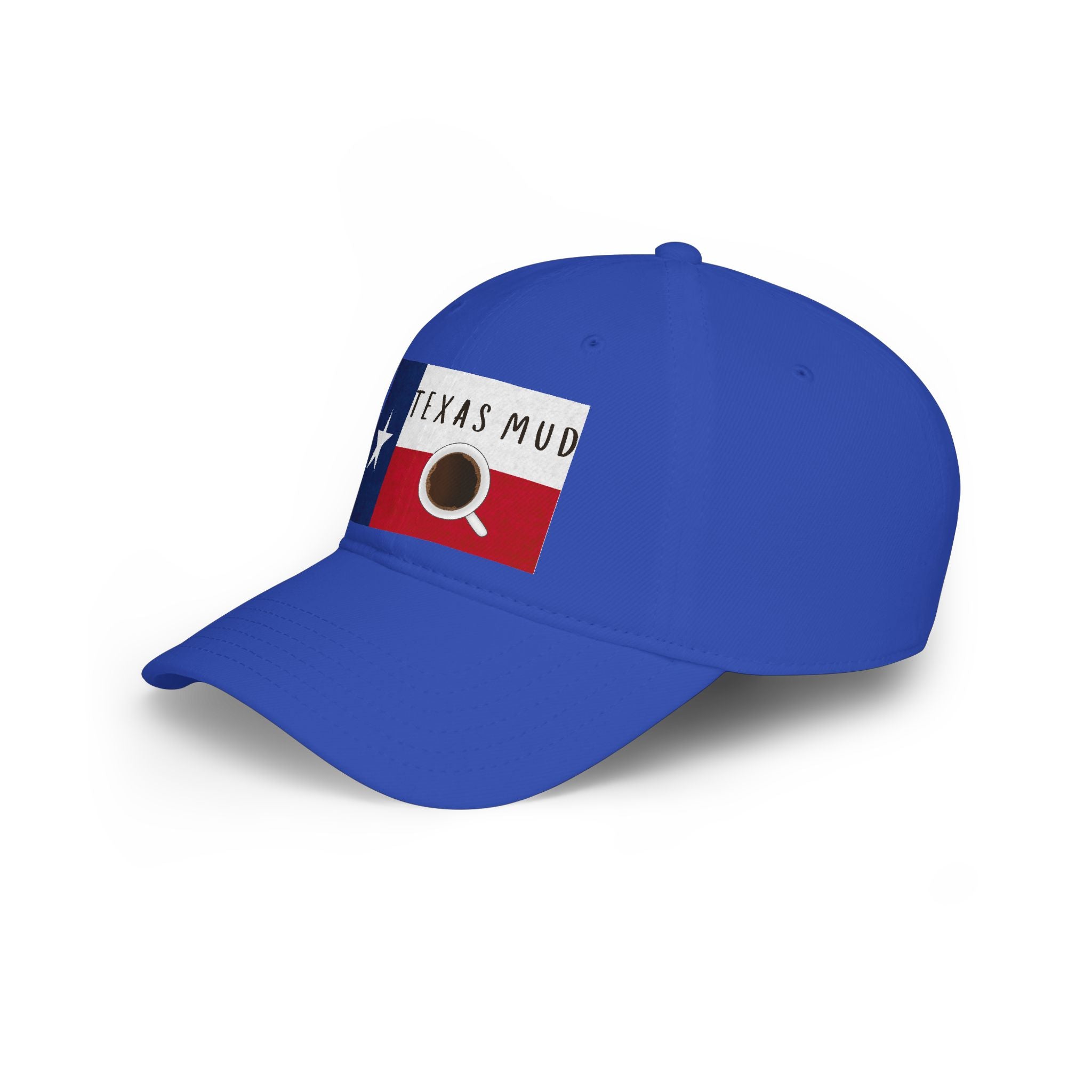 Texas Mud Coffee Flag Cap — Low Profile Baseball Hat