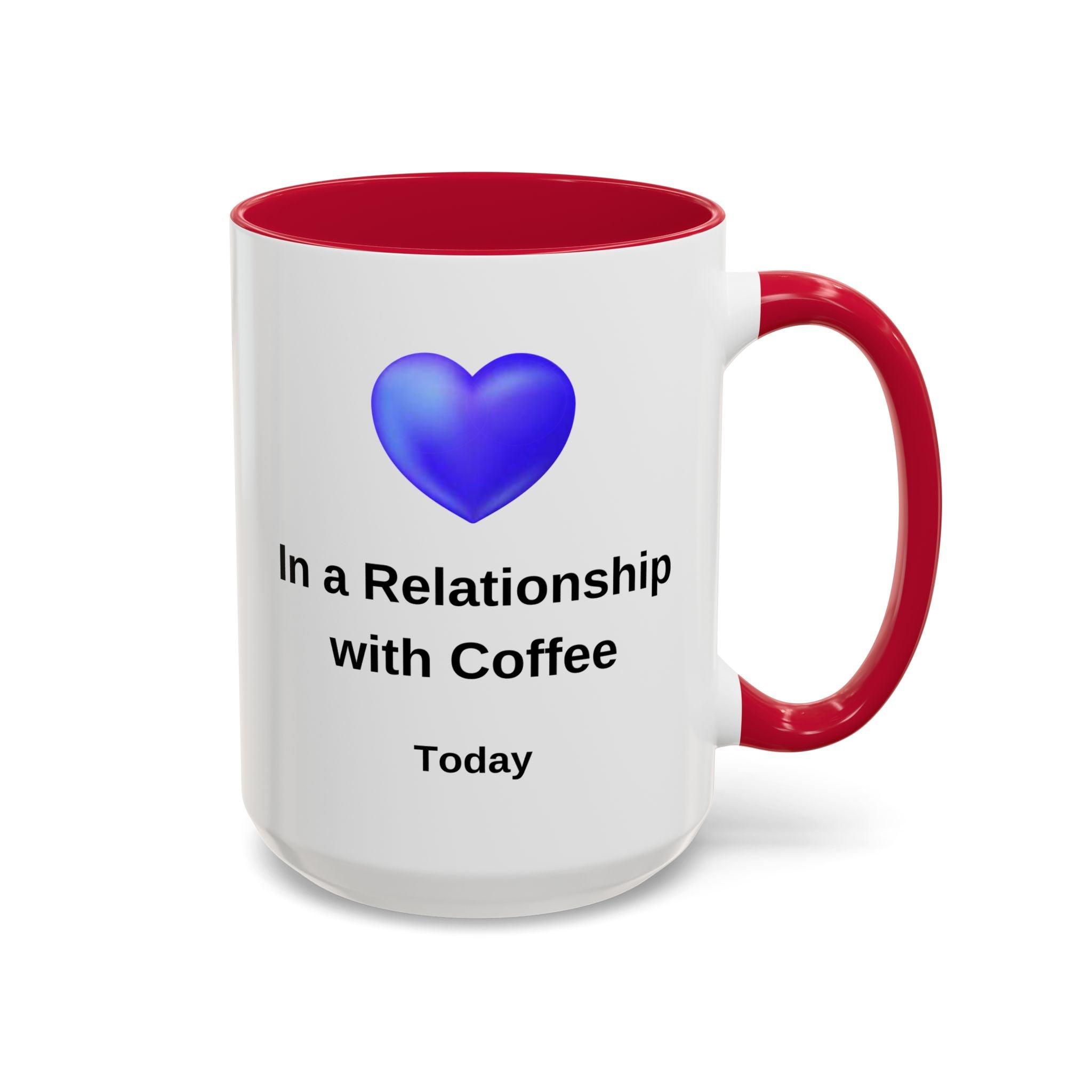 Coffee Lover Mug, Funny Coffee Cup Gift, Relationship with Coffee, Colorful Ceramic Mug, Coffee Addict Mug, Coffee Gift for Her, Coffee Mug