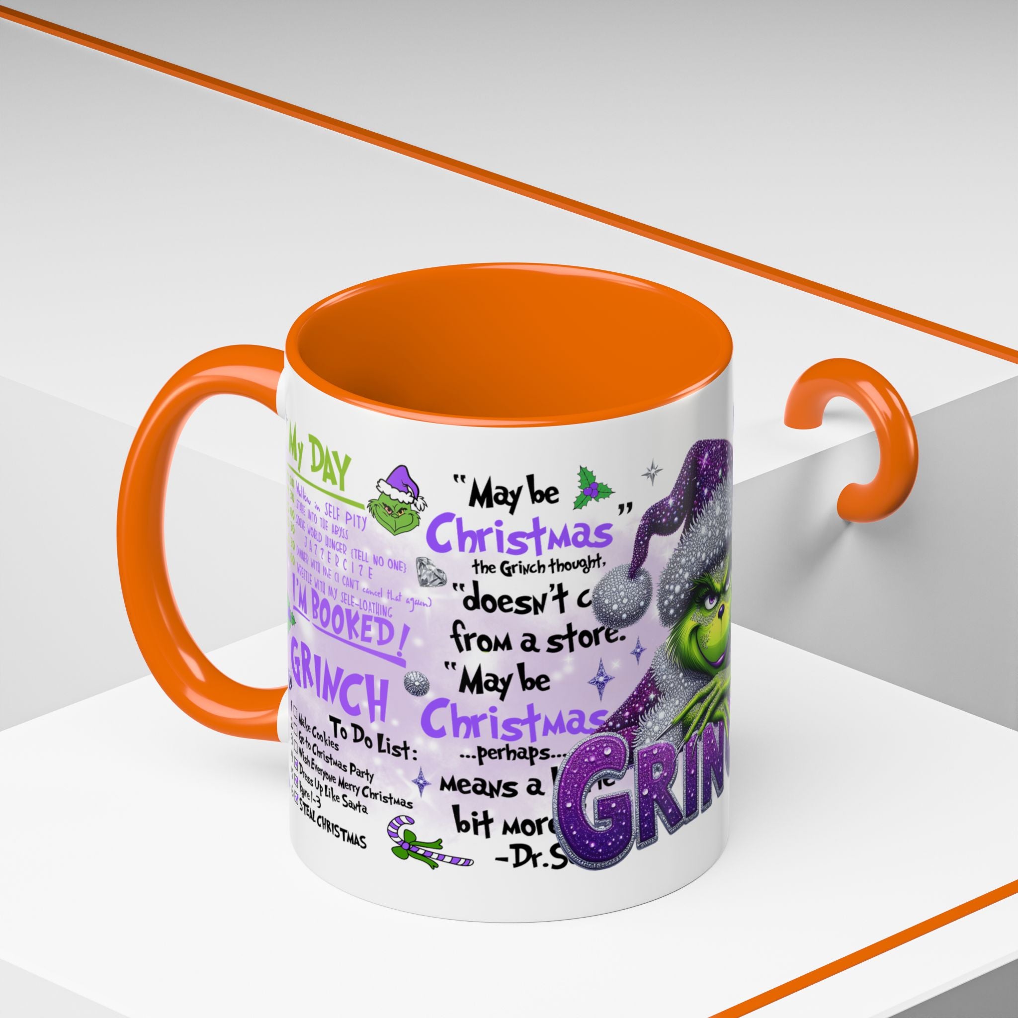 Grinchy Holiday Coffee Mug — '100% That Grinch' Funny Christmas Mug (11/15oz)