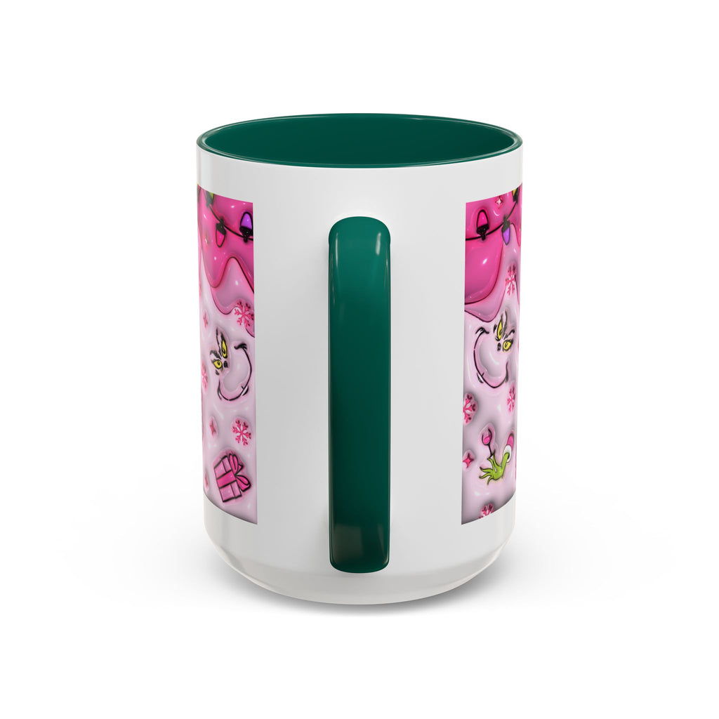 Colorful Grinch Mug, Holiday Gift, Whimsical Drinkware, Festive Coffee Cup, Christmas Decor, Grinch Mode Mug