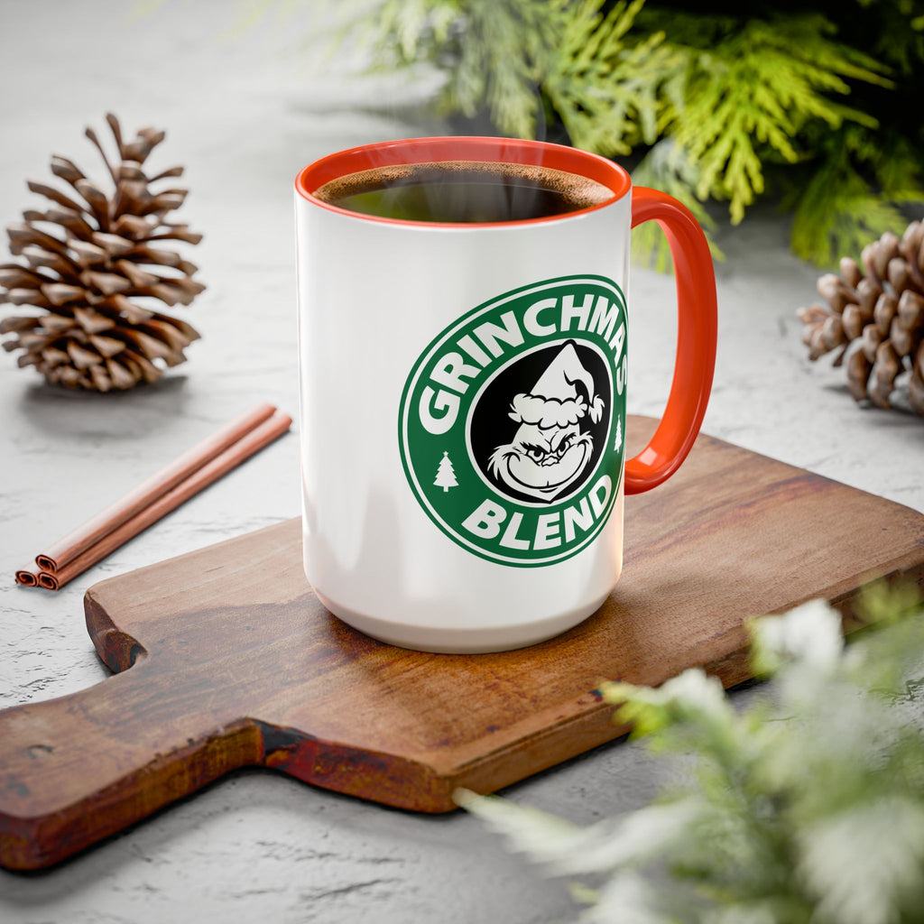 Christmas Grinch Coffee Mug, Colorful 11oz & 15oz Mugs, Holiday Gift, Funny Grinchmas Mug, Winter Decor, Unique Coffee Cup