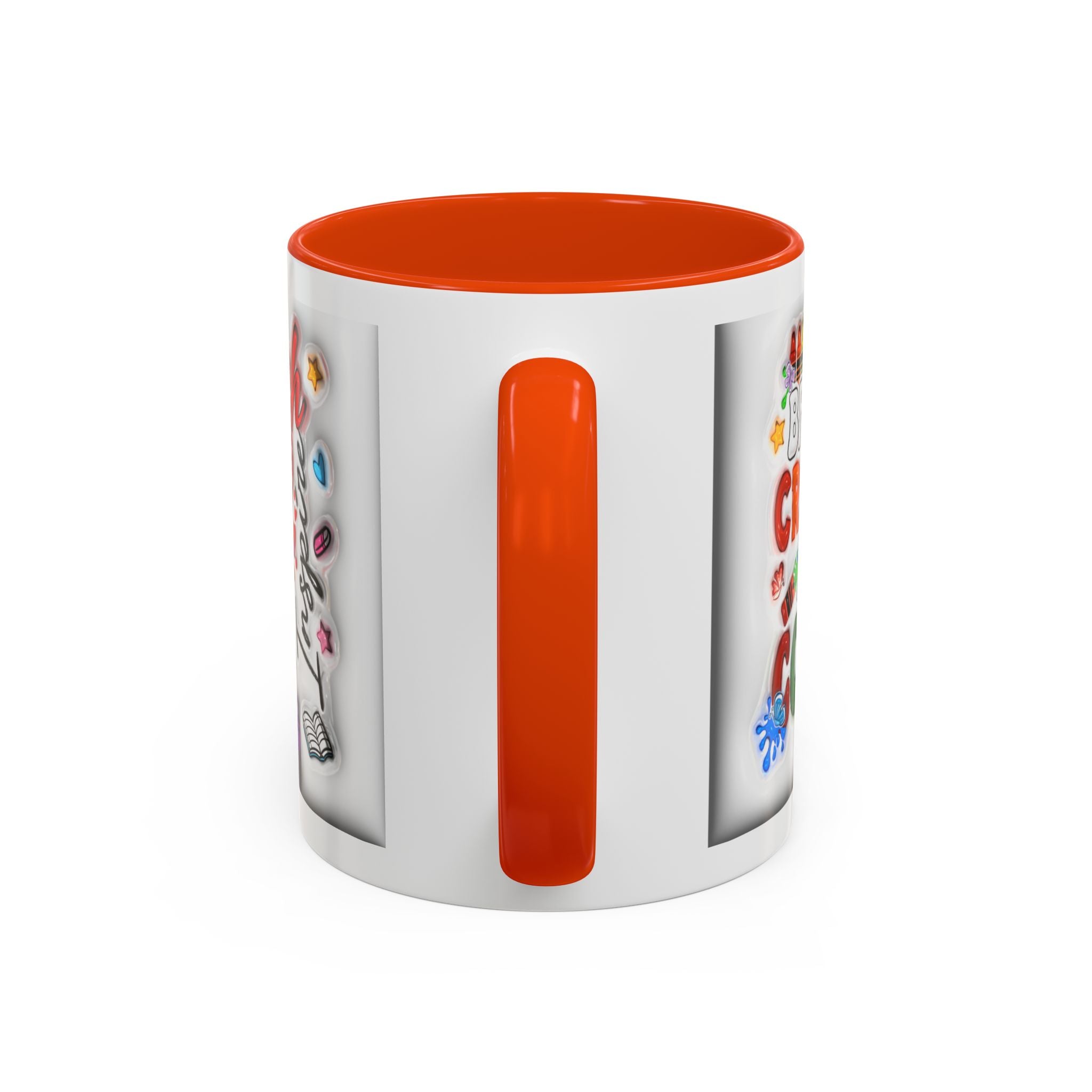 Personalized Teacher Mugs | Colorful 11oz & 15oz Coffee Cups | Fun Gift for Educators | Back to School | Teacher Appreciation
