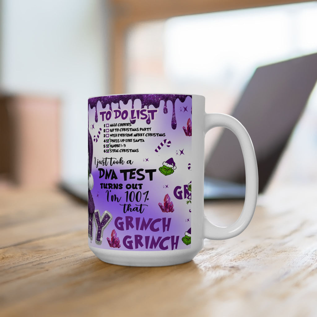 Whimsical Grinch Mug - Perfect Holiday Gift, Fun Coffee Cup, Festive Drinkware, Humor Collectible, Christmas Decor