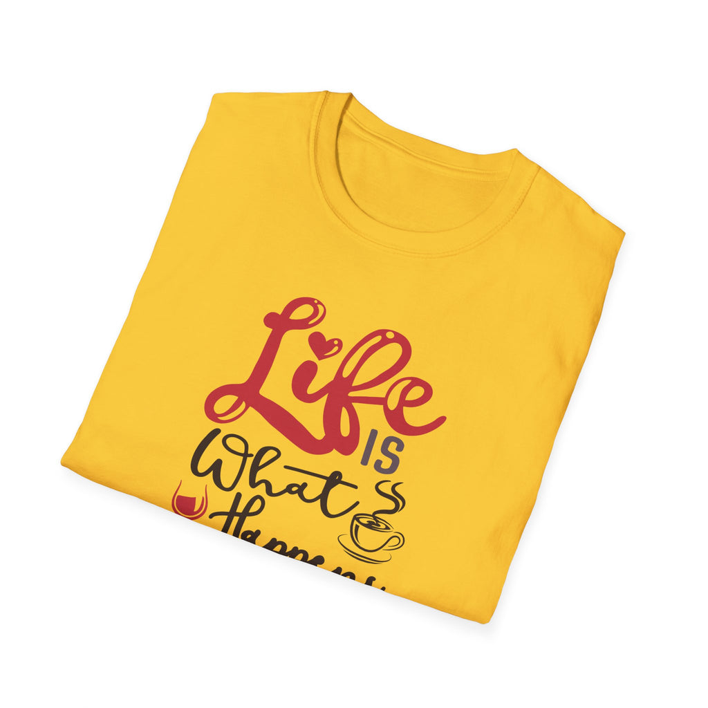Coffee and Wine - Men's and Woman's Soft style T-Shirt
