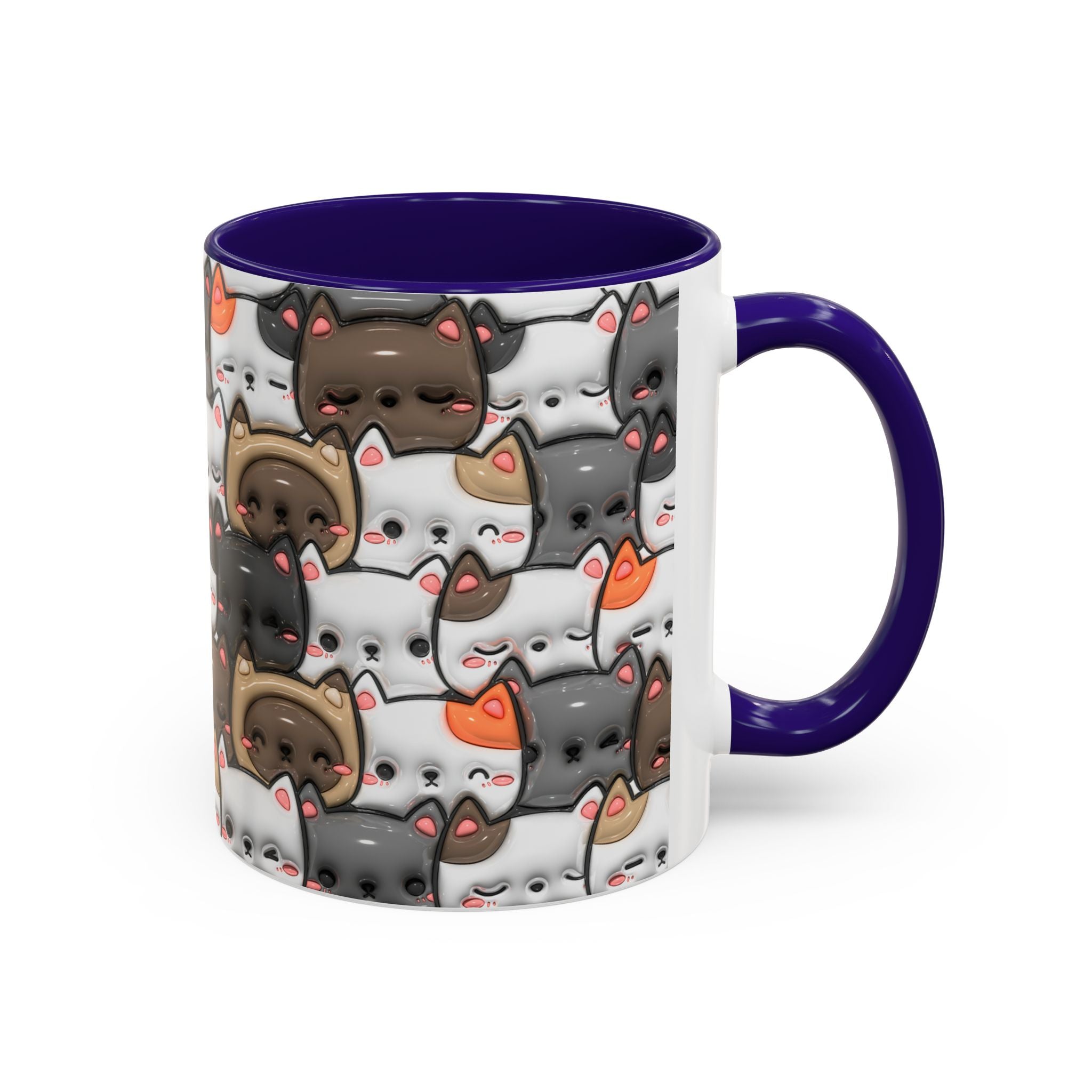 Colorful Cat Mugs - Cute Pet Lover Gift, Cat-Themed Coffee Cup, Cat Lover's Mug, Fun Kitchen Decor, Feline Art Drinkware