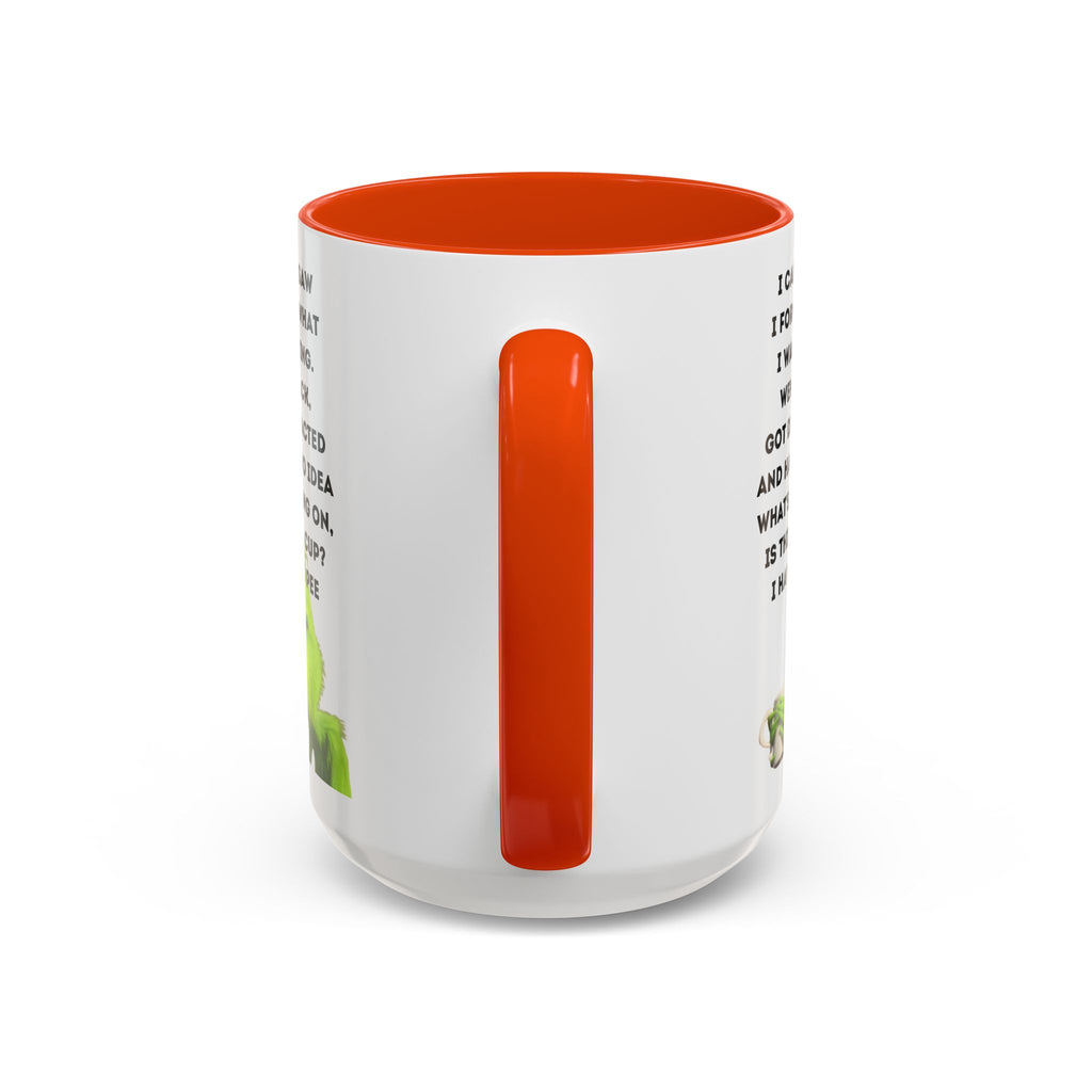 Colorful Grinch Coffee Mug, Fun Holiday Gift, Funny Tea Cup, Quirky Kitchen Decor, Grinch Fan Mug, Christmas Gift Idea