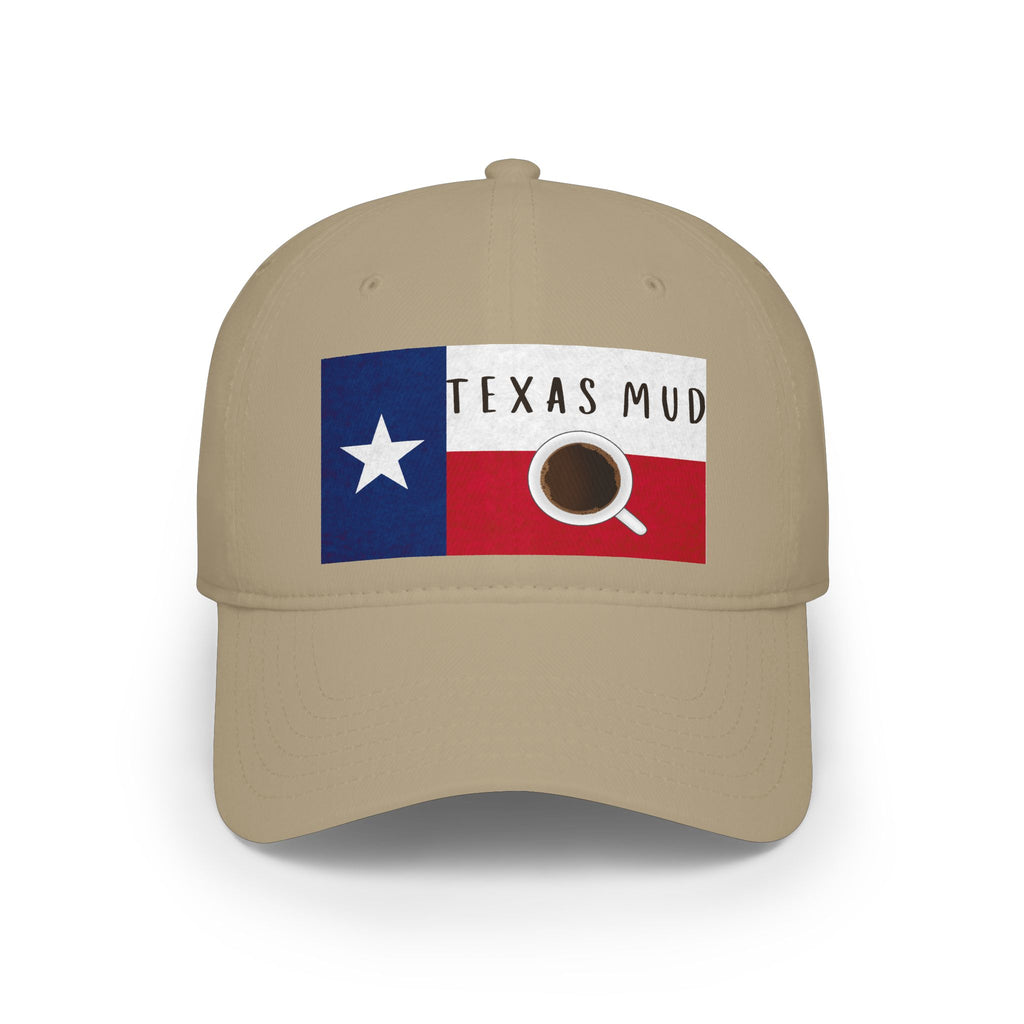 Texas Mud Coffee Flag Cap — Low Profile Baseball Hat