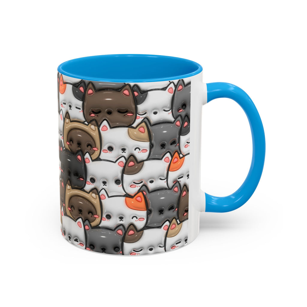 Colorful Cat Mugs - Cute Pet Lover Gift, Cat-Themed Coffee Cup, Cat Lover's Mug, Fun Kitchen Decor, Feline Art Drinkware