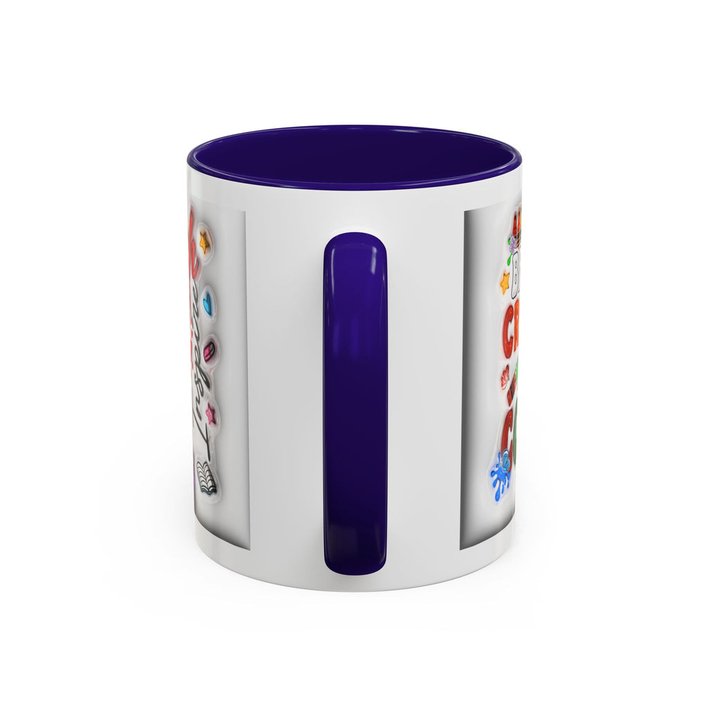 Personalized Teacher Mugs | Colorful 11oz & 15oz Coffee Cups | Fun Gift for Educators | Back to School | Teacher Appreciation
