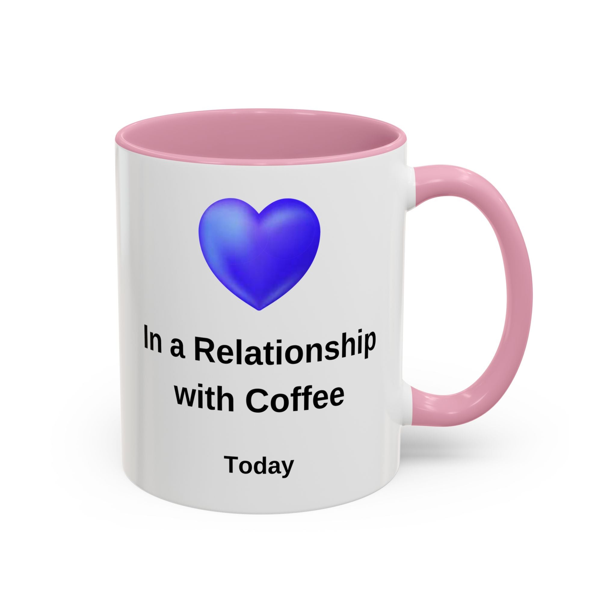 Coffee Lover Mug, Funny Coffee Cup Gift, Relationship with Coffee, Colorful Ceramic Mug, Coffee Addict Mug, Coffee Gift for Her, Coffee Mug