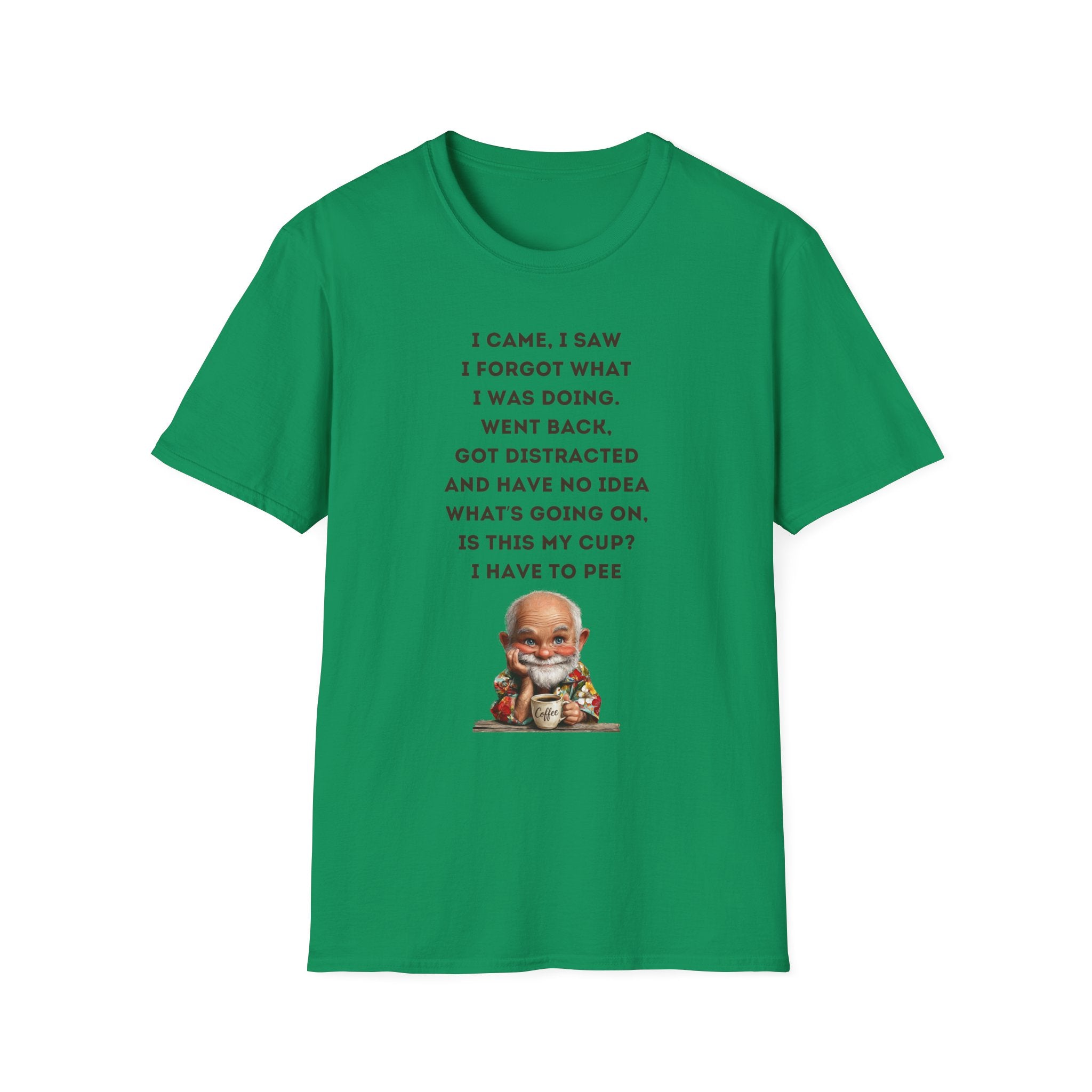Funny Forgetful Grandpa Quote T-Shirt | Cute Elderly Character Tee