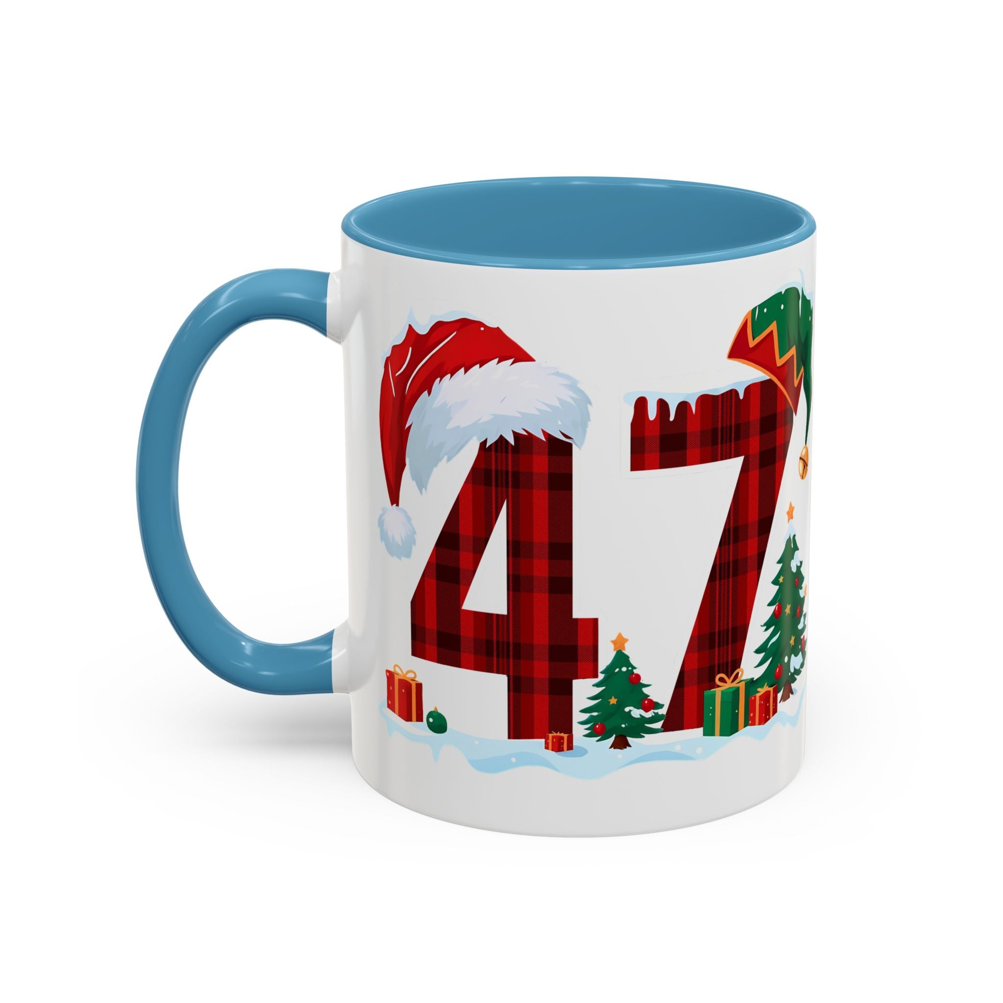 President 47 Trump Christmas Mug | Accent Coffee Mug