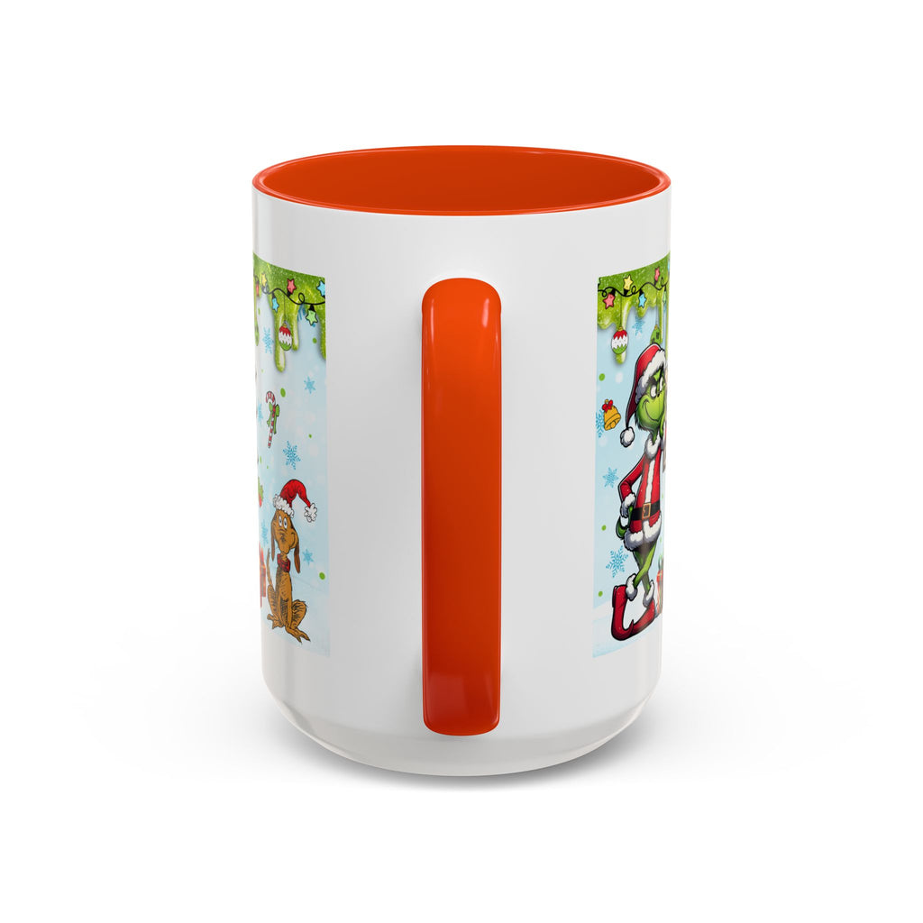 Grinch Christmas Mug | Colorful 11oz 15oz Ceramic Coffee Cup