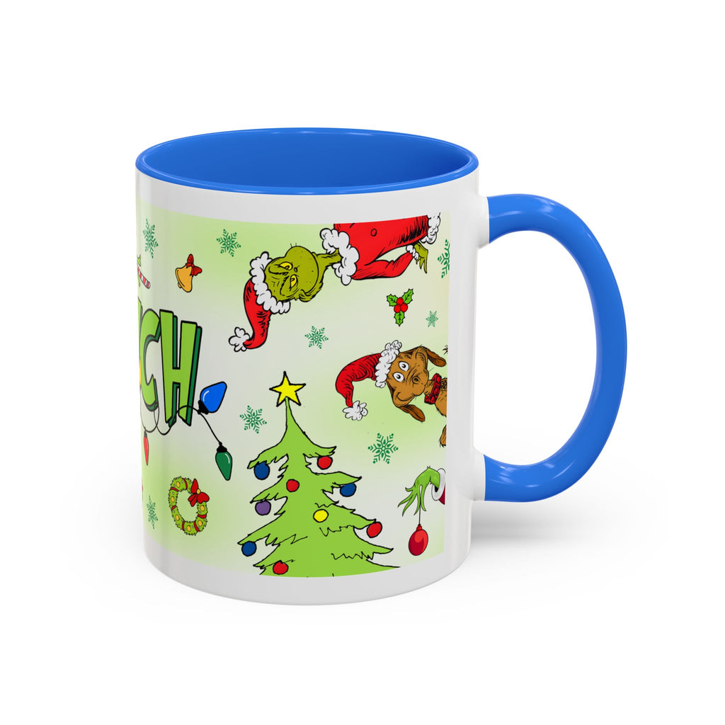 Whimsical The Grinch Mugs, Funny Holiday Gift, Christmas Coffee Cup, Festive Drinkware, Grinch Themed Mug