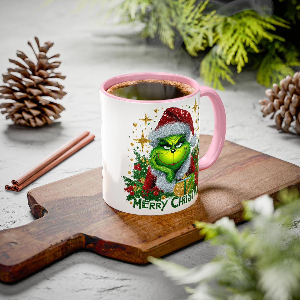 Grinchy Christmas Mug - 11oz & 15oz, Holiday Gift, Festive Beverage Cup, Winter Decorations, Fun Coffee Mug, Grinch Lover Gift