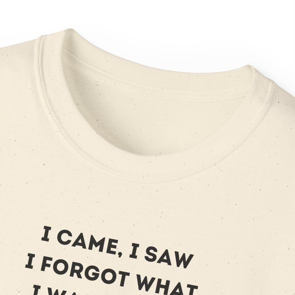 I Have to Pee - Funny Unisex Tee - I Came, I Saw, I Forgot, Perfect Gift for Friends, Casual Wear, Birthday, Humor Apparel, Everyday Wear