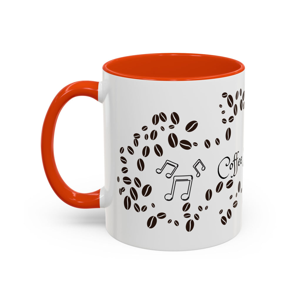 Coffee Sings to Me Mug — 11oz/15oz Ceramic Coffee Bean Music Mug