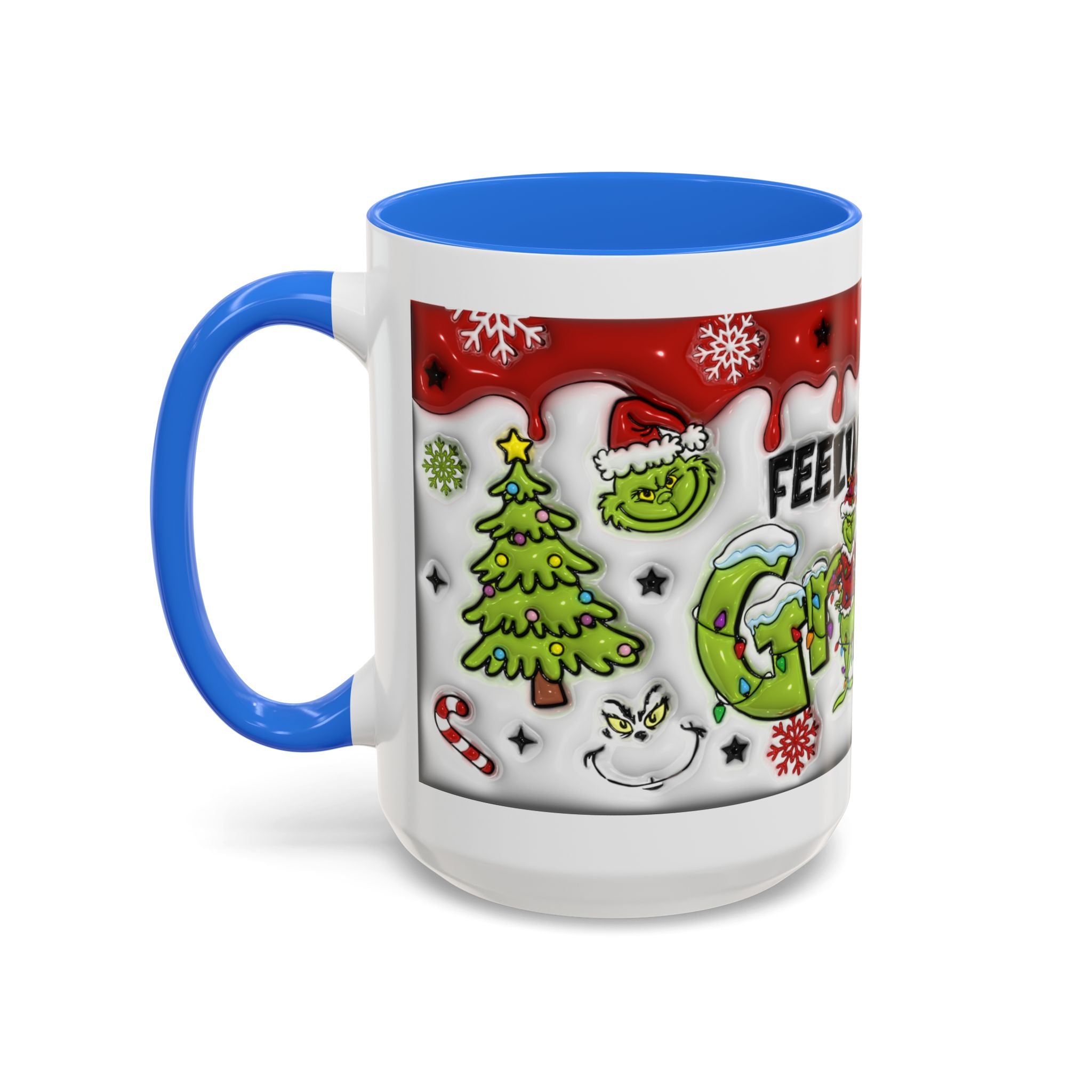Grinch Holiday Mug - Feeling Extra Grinchy Today! Christmas Gift, Funny Coffee Cup, Holiday Decor, Winter Warmth