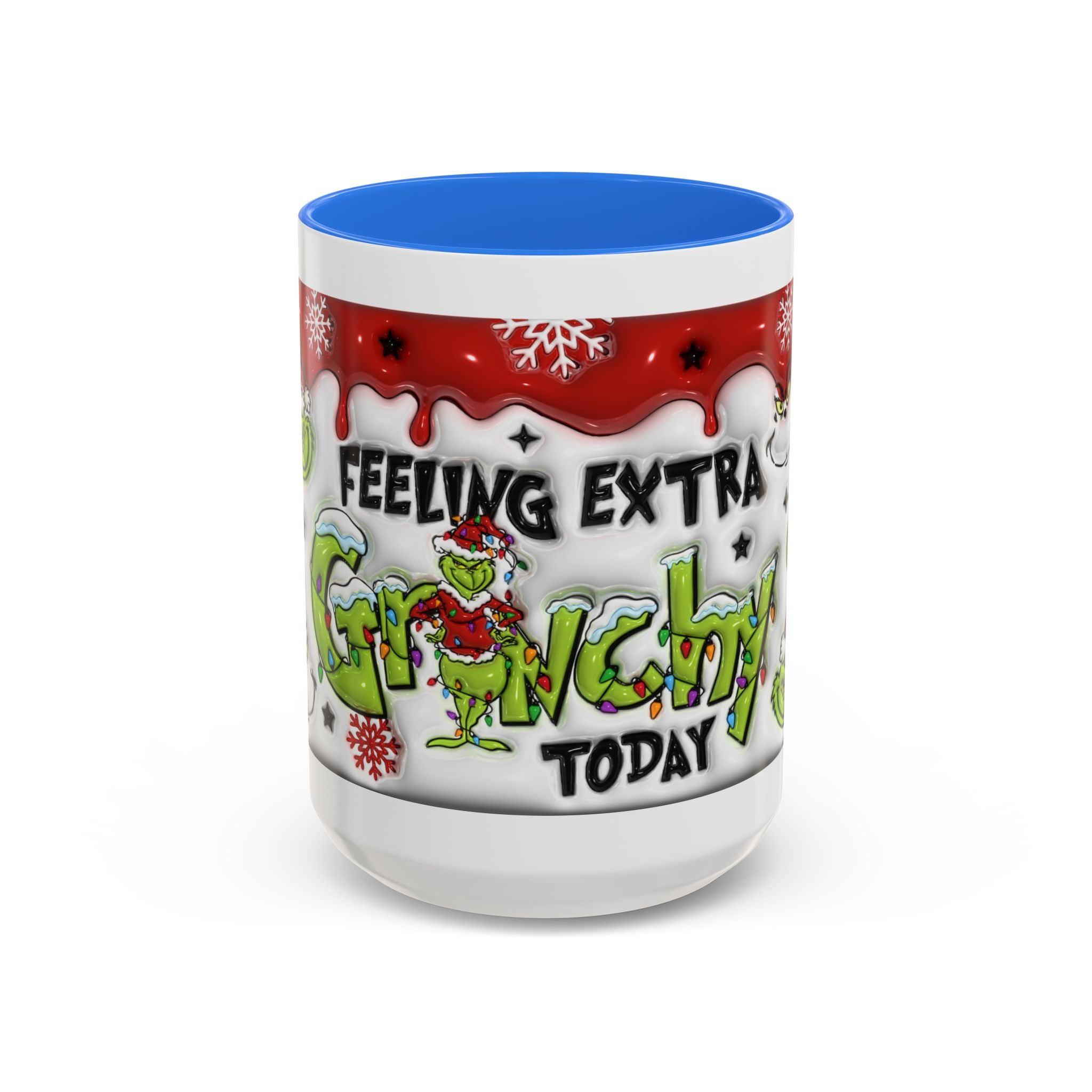Grinch Holiday Mug - Feeling Extra Grinchy Today! Christmas Gift, Funny Coffee Cup, Holiday Decor, Winter Warmth