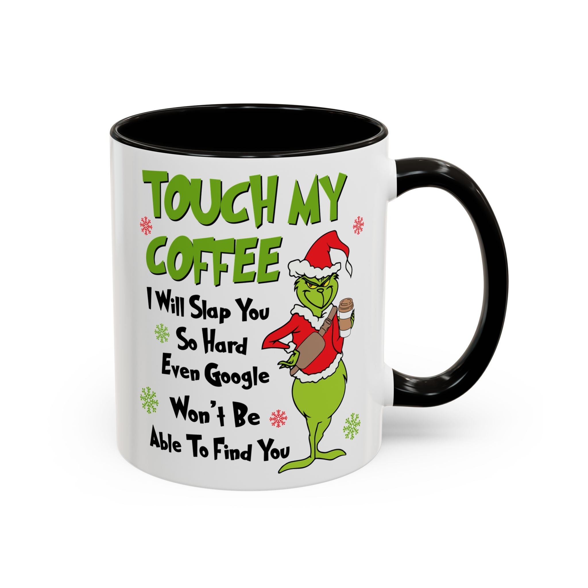 Colorful Grinch Coffee Mug - Fun Holiday Cup, Unique Gift, 11oz & 15oz Sizes, Perfect for Christmas, Funny Humor Mug, Coffee Lover's Delight