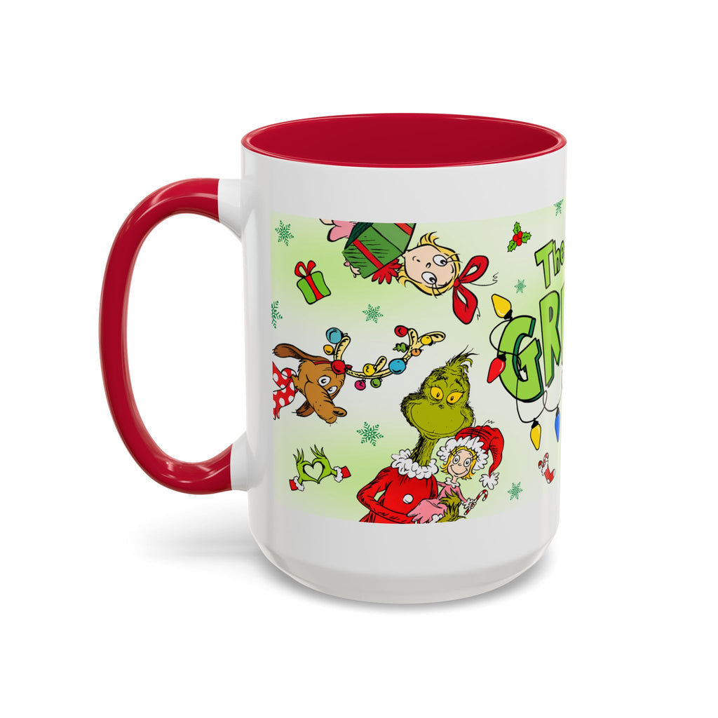 Whimsical The Grinch Mugs, Funny Holiday Gift, Christmas Coffee Cup, Festive Drinkware, Grinch Themed Mug