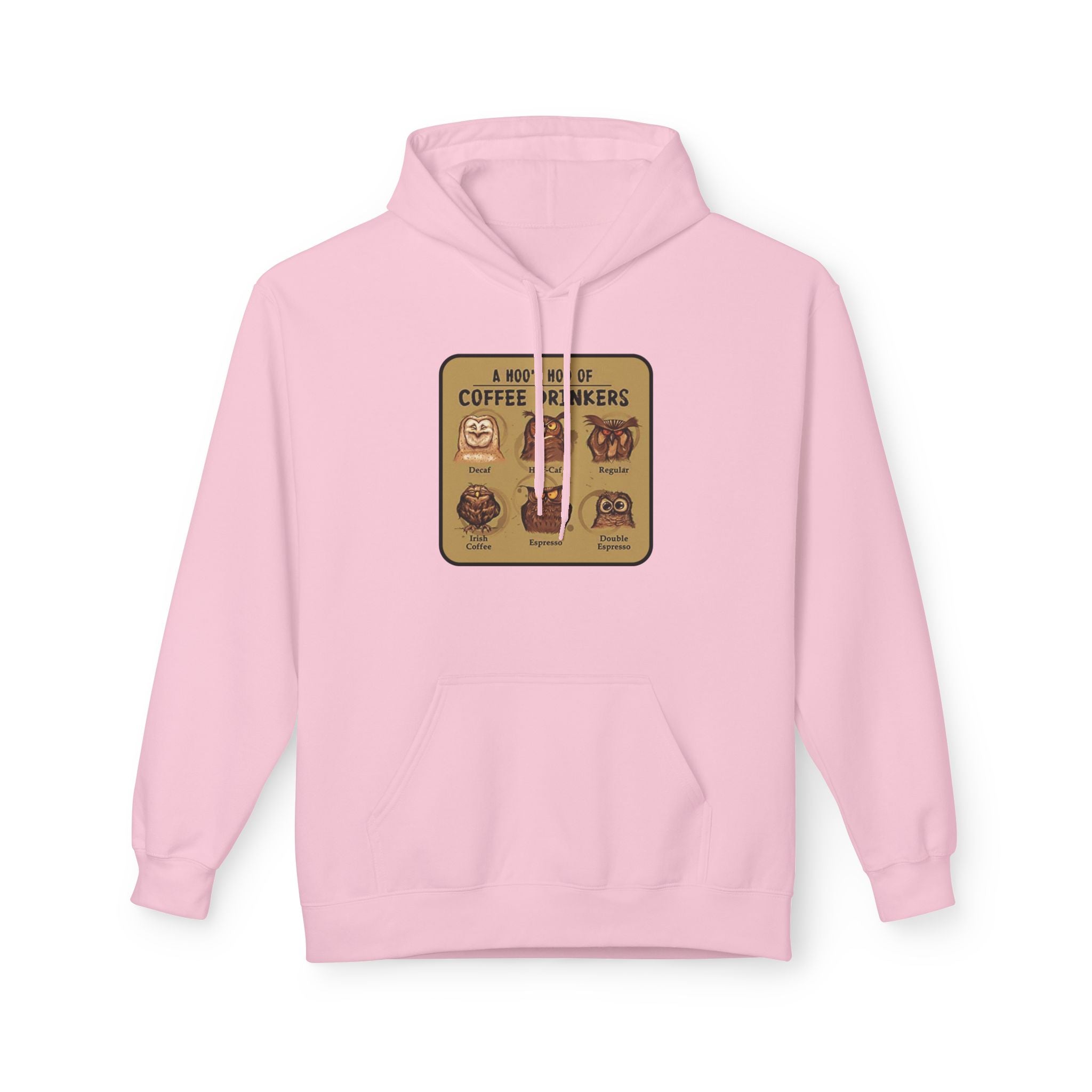 Coffee Drinkers Chart Hoodie | Coffee Types Illustration, Retro Cafe Design