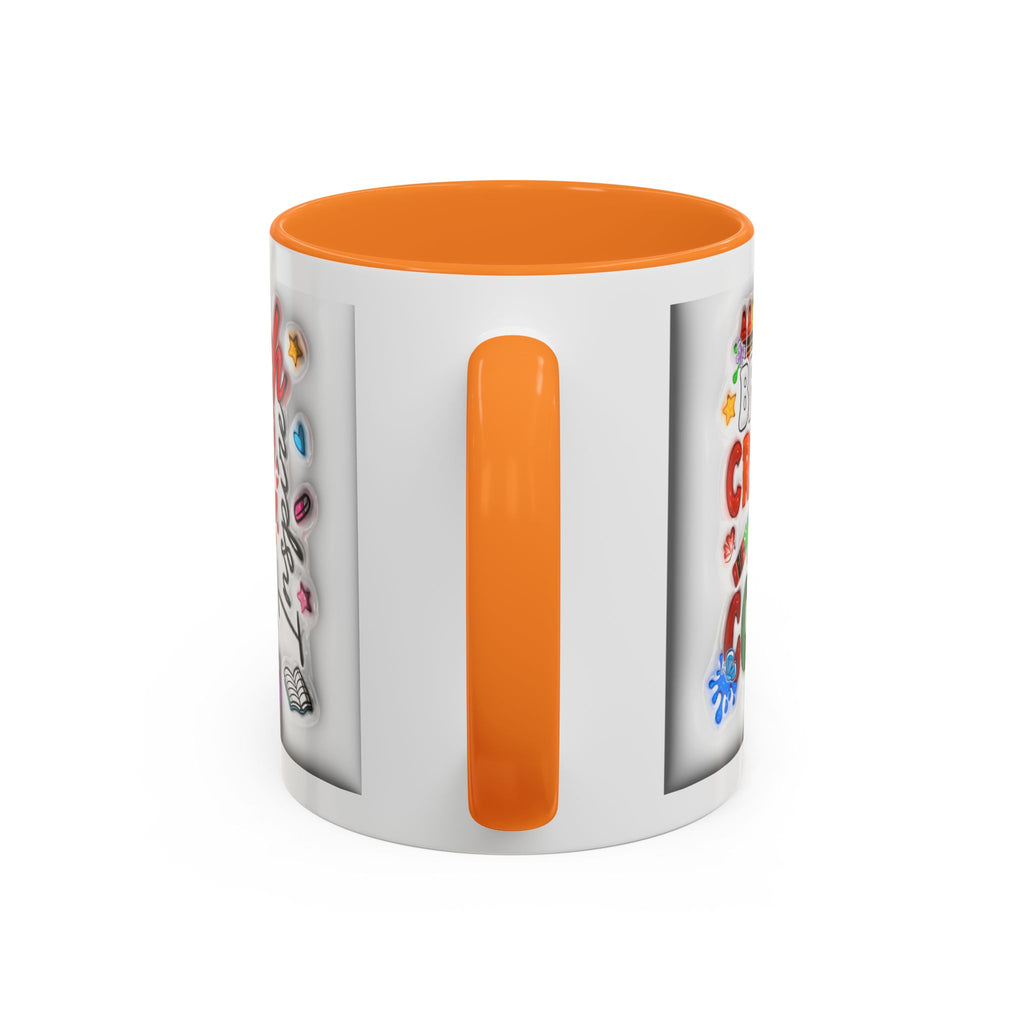 Personalized Teacher Mugs | Colorful 11oz & 15oz Coffee Cups | Fun Gift for Educators | Back to School | Teacher Appreciation