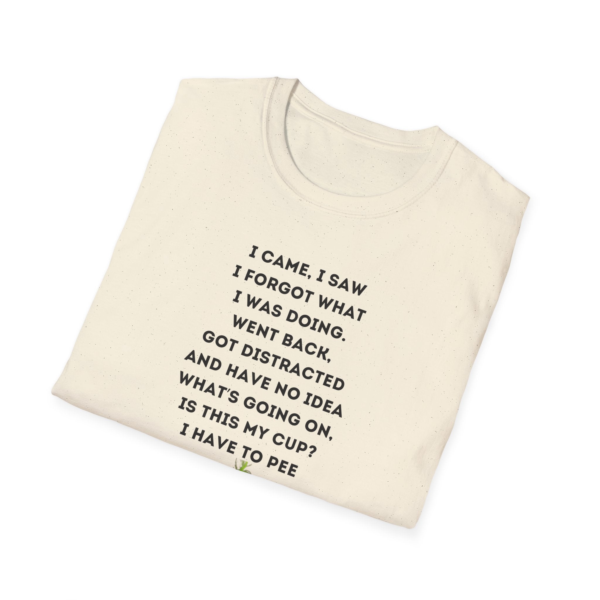 Grumpy Grinch Character with Funny Relatable Quote T-Shirt | Meme Tee