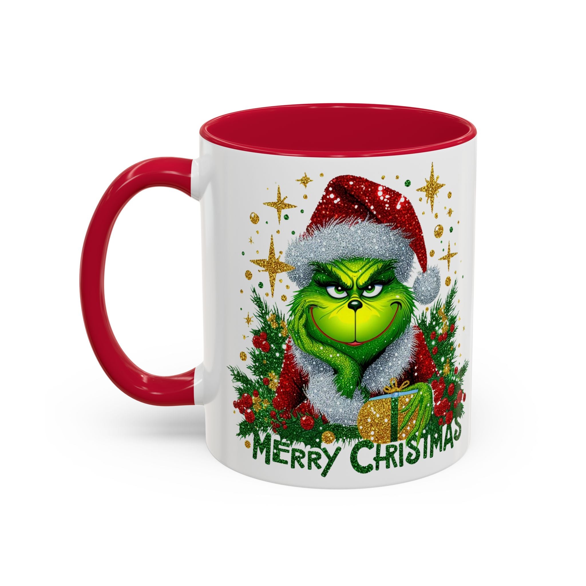 Grinchy Christmas Mug - 11oz & 15oz, Holiday Gift, Festive Beverage Cup, Winter Decorations, Fun Coffee Mug, Grinch Lover Gift