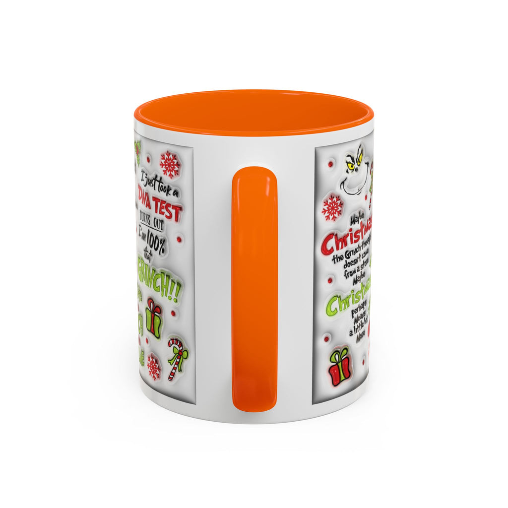 Grinchy Holiday Coffee Mug — "Feeling Extra Grinchy Today" Accent Mug (11/15oz)