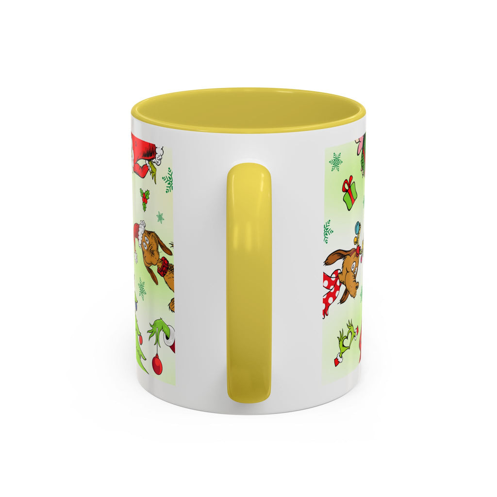 Whimsical The Grinch Mugs, Funny Holiday Gift, Christmas Coffee Cup, Festive Drinkware, Grinch Themed Mug