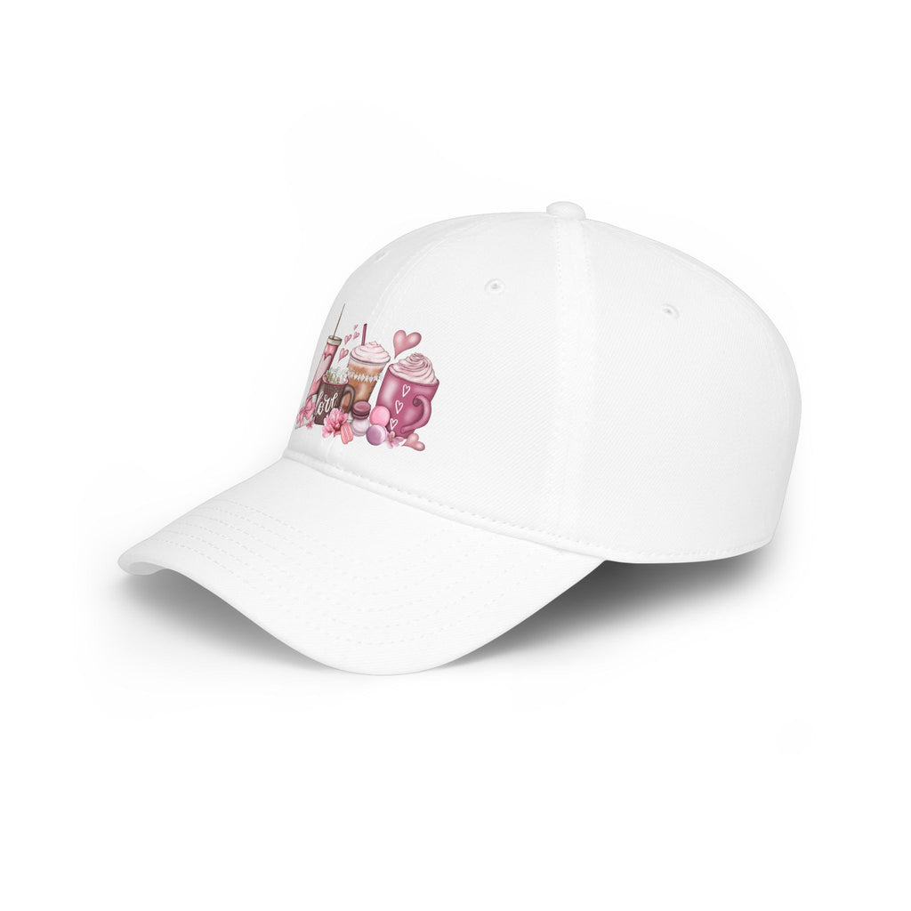 Love and Coffee Low Profile Baseball Cap