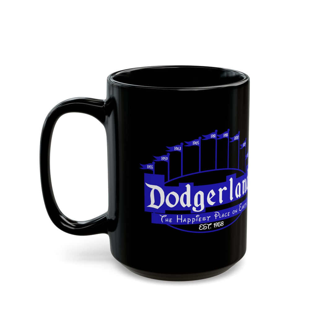 Dodgerland Logo Mug | Black Ceramic Coffee Mug