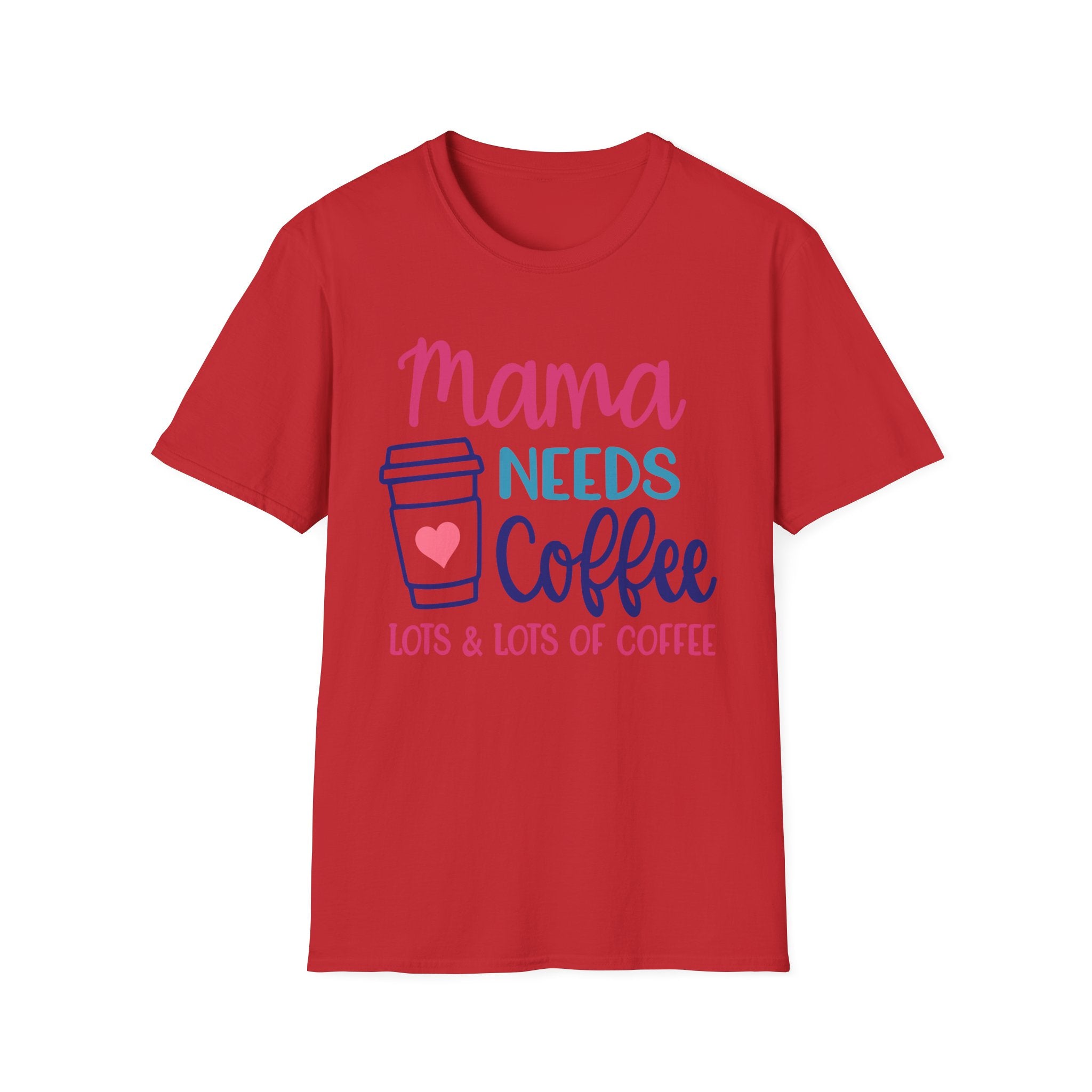 Moma Needs lots Of Coffee - Unisex Softstyle T-Shirt
