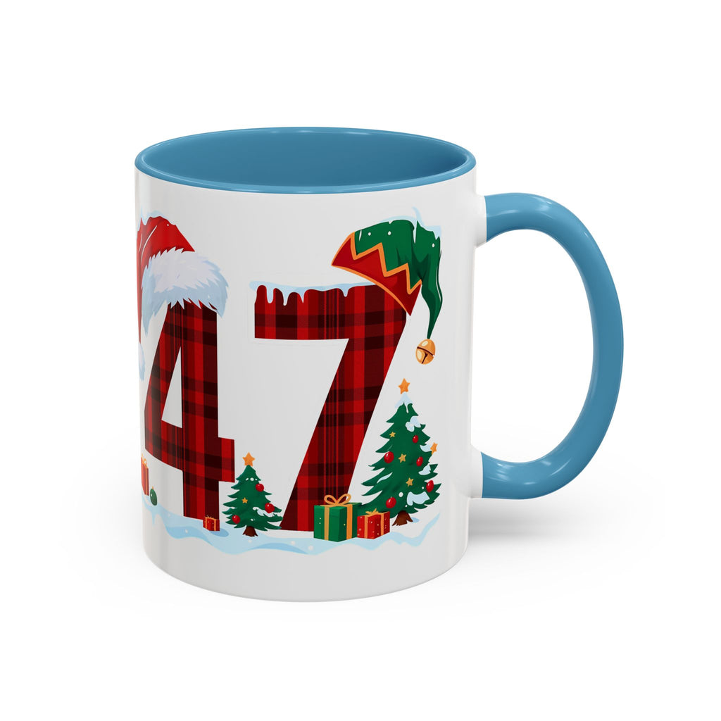 President 47 Trump Christmas Mug | Accent Coffee Mug