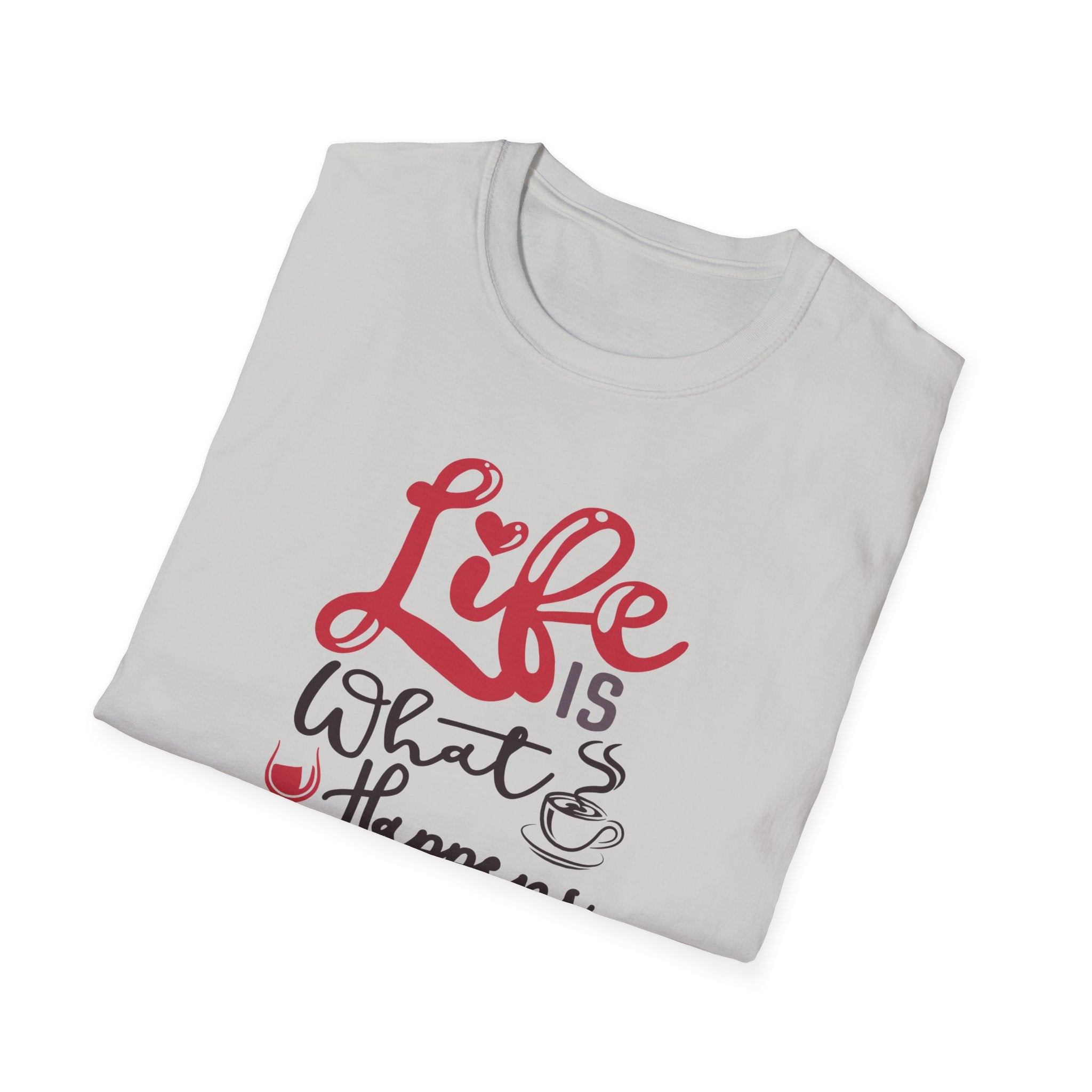 Coffee and Wine - Men's and Woman's Soft style T-Shirt