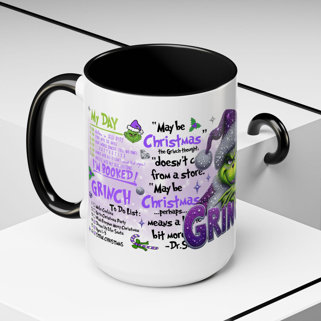 Grinchy Holiday Coffee Mug — '100% That Grinch' Funny Christmas Mug (11/15oz)