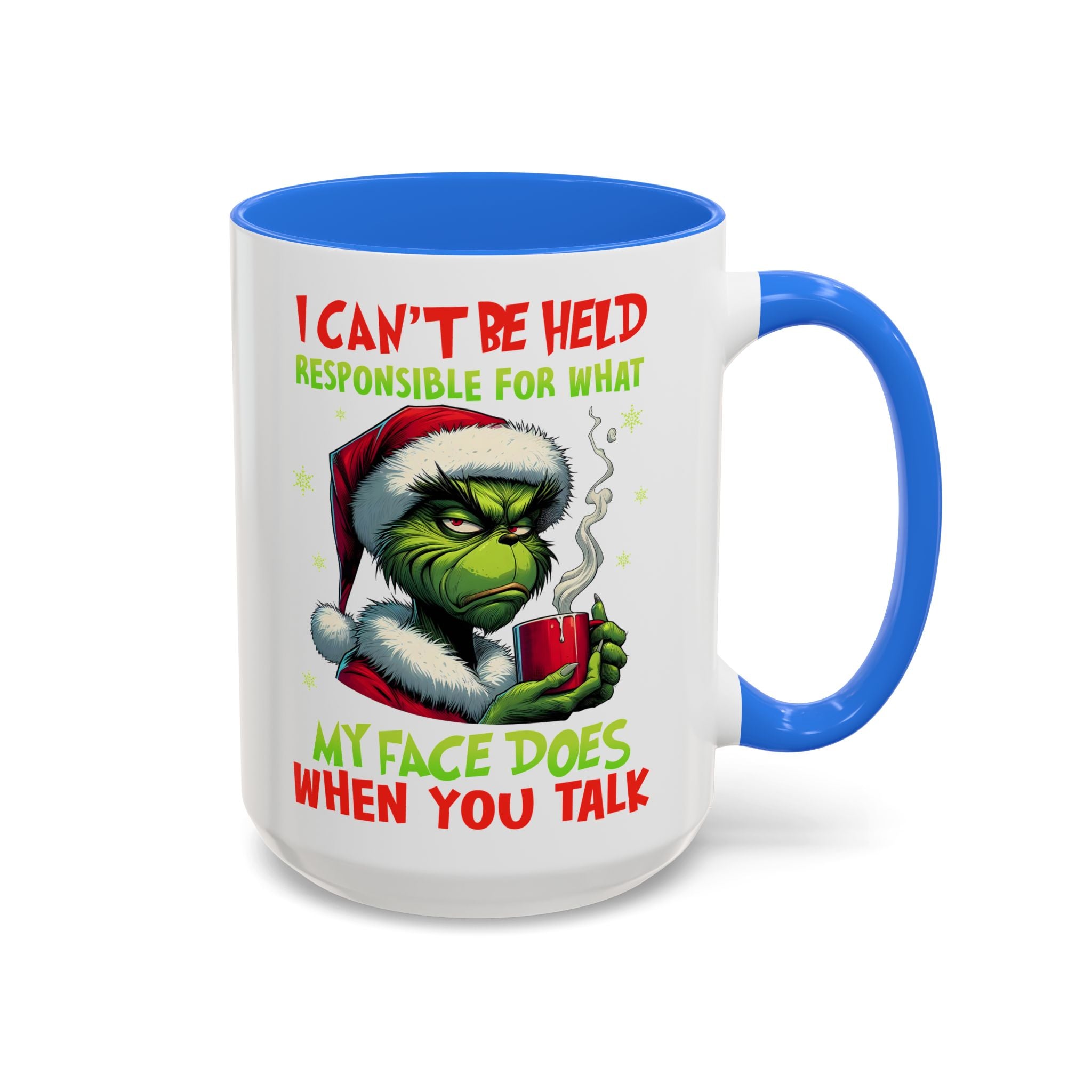 Colorful Grinch Mugs - Perfect for the Holidays, Funny Gift, Coffee Mug, Christmas Present, Office Humor, Grinch Lover