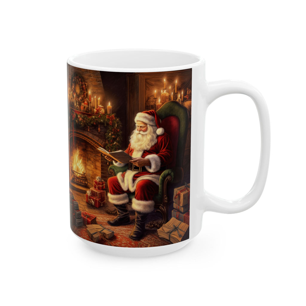 Santa Cozy Christmas Ceramic Mug - Perfect for Warm Drinks, Christmas Gift, Winter Decor, Coffee Lover, Seasonal Mug