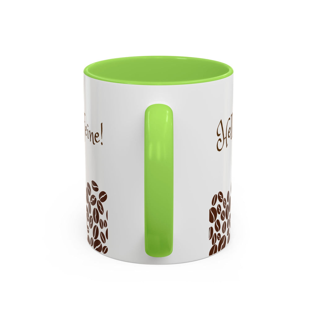 Hello Caffeine - White Ceramic Mug