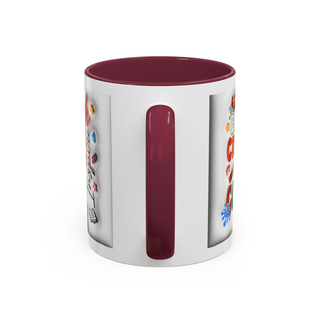 Personalized Teacher Mugs | Colorful 11oz & 15oz Coffee Cups | Fun Gift for Educators | Back to School | Teacher Appreciation