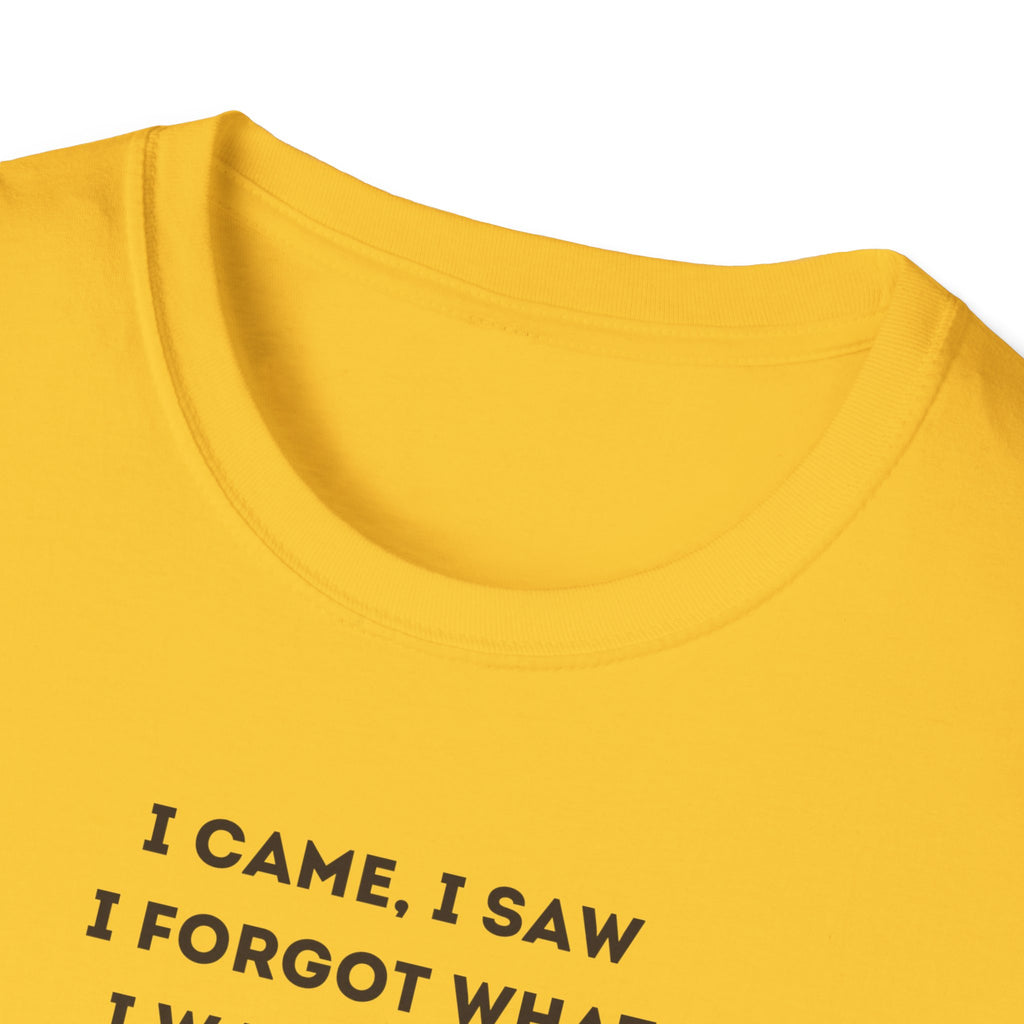 Funny Forgetful Grandpa Quote T-Shirt | Cute Elderly Character Tee