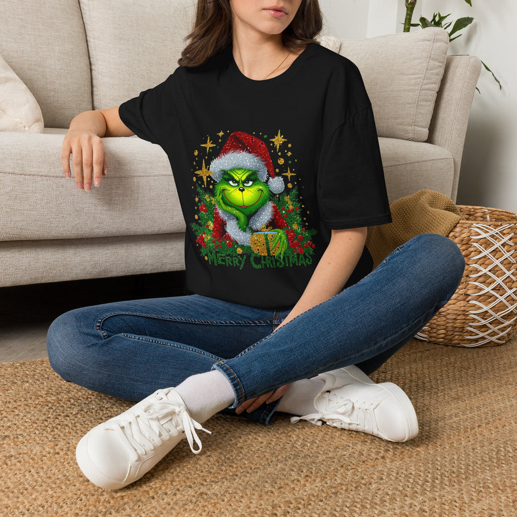 Grinch Christmas T-Shirt | Unisex Softstyle Tee | Merry Christmas Tee | Holiday Gift | Festive Apparel | Cute Grinch Shirt | Xmas Fashion