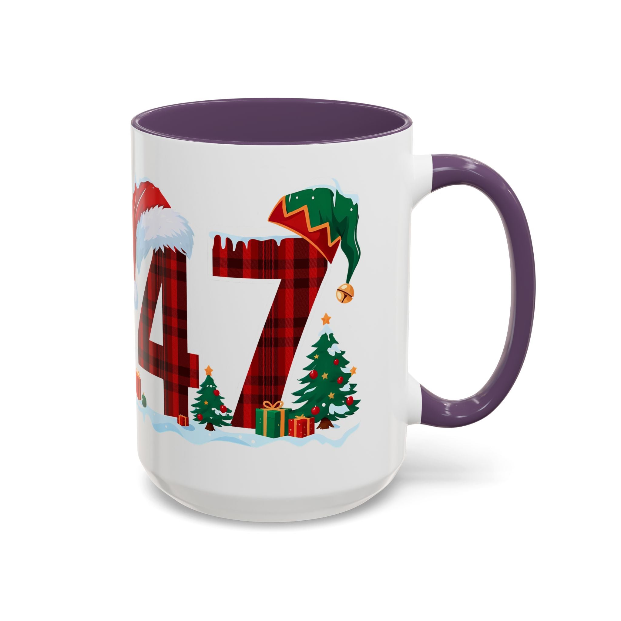 President 47 Trump Christmas Mug | Accent Coffee Mug