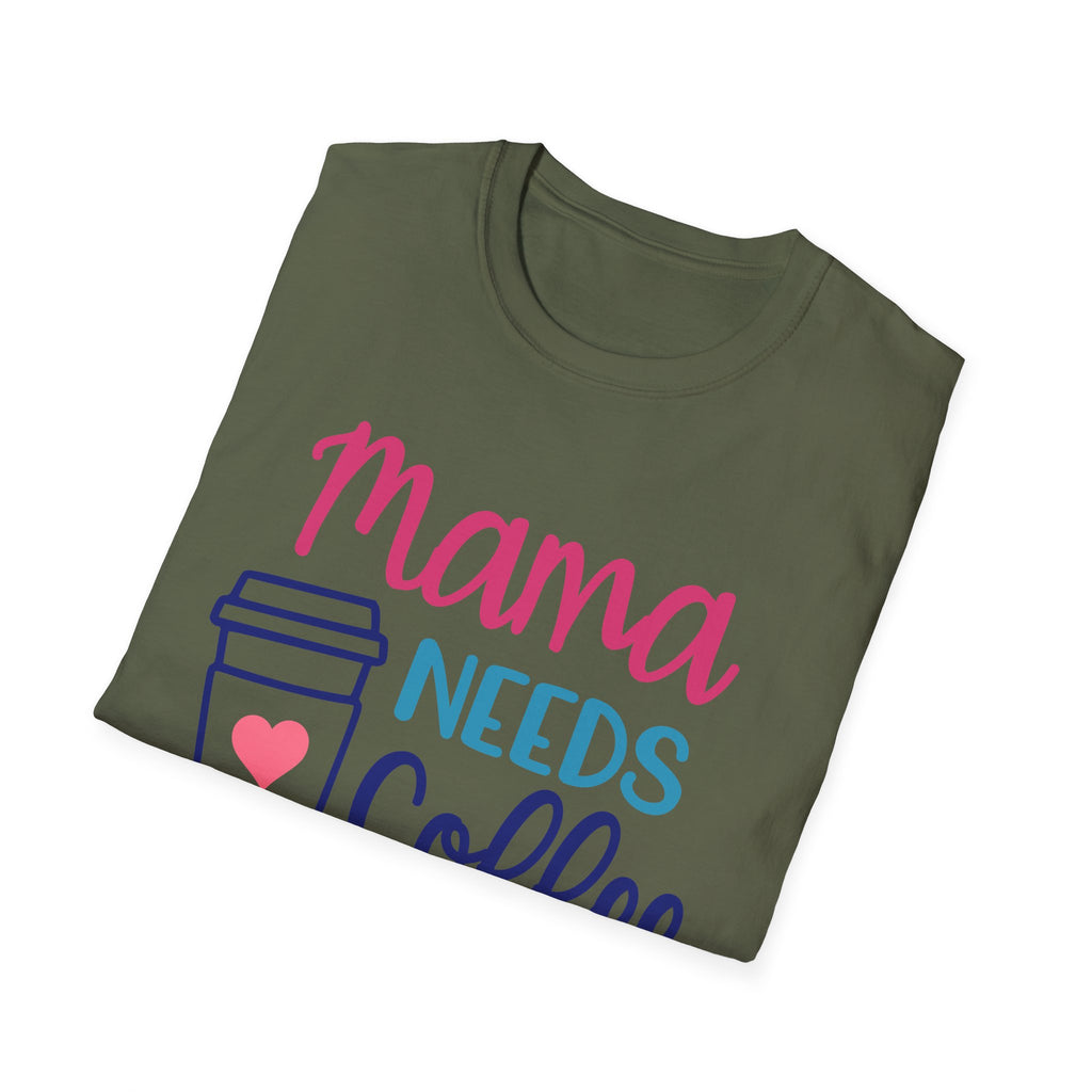 Moma Needs lots Of Coffee - Unisex Softstyle T-Shirt